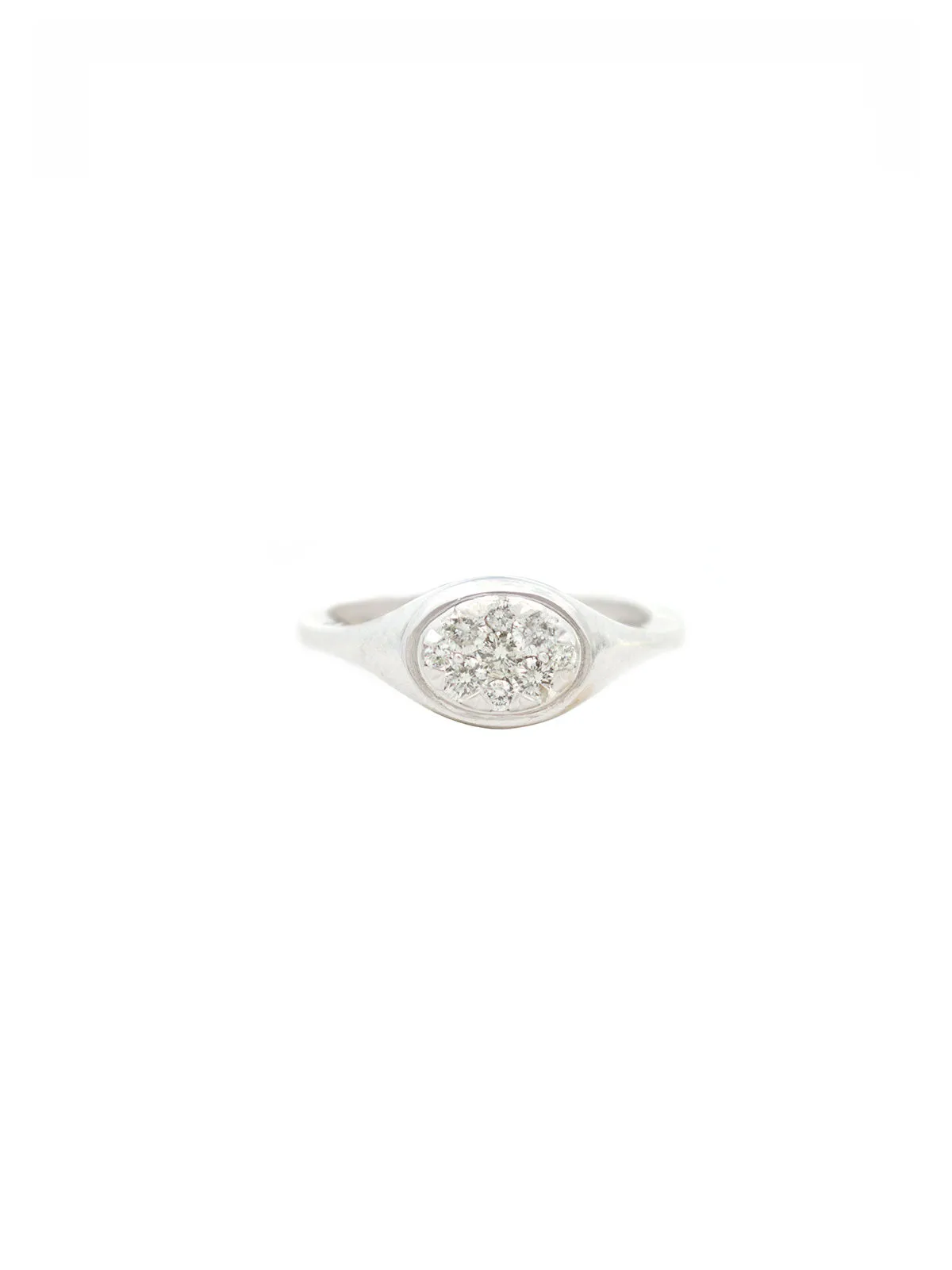 0.35ct Diamond 14K Gold Signet Ring sold by Wish Fine Jewelry
