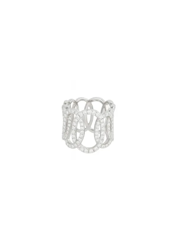 2.20ct Diamond 18K Gold Crossover Ring sold by Wish Fine Jewelry