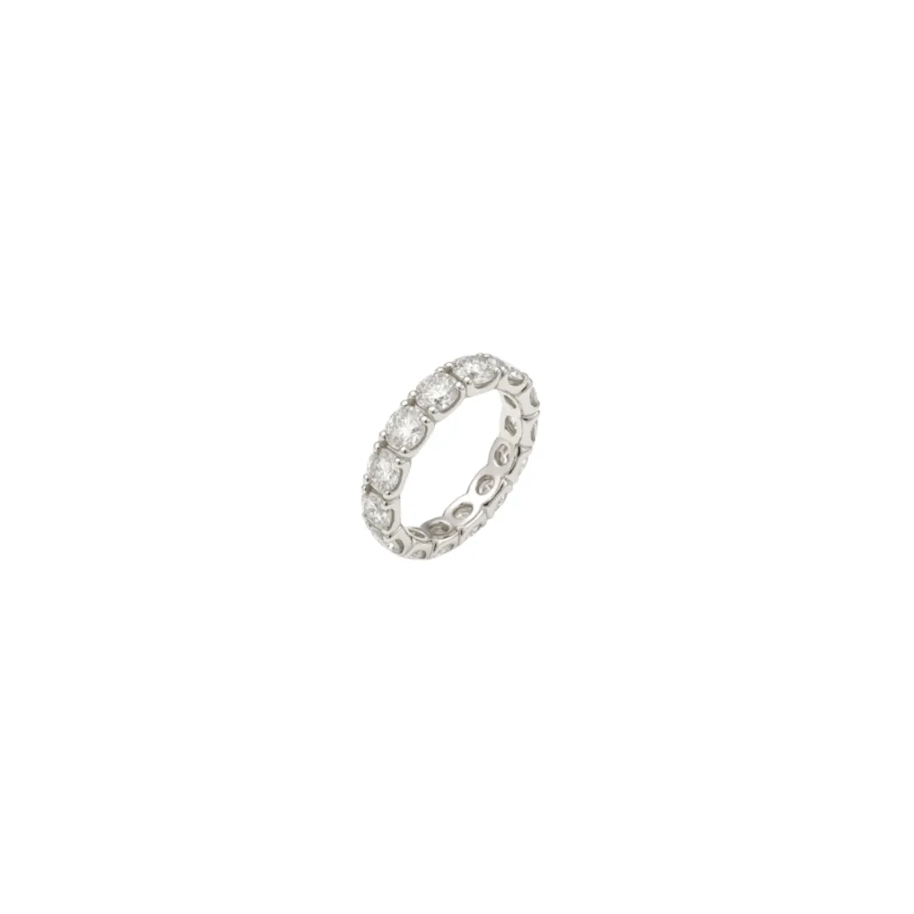 4.31ct Diamond 18K Gold Eternity Ring sold by Wish Fine Jewelry