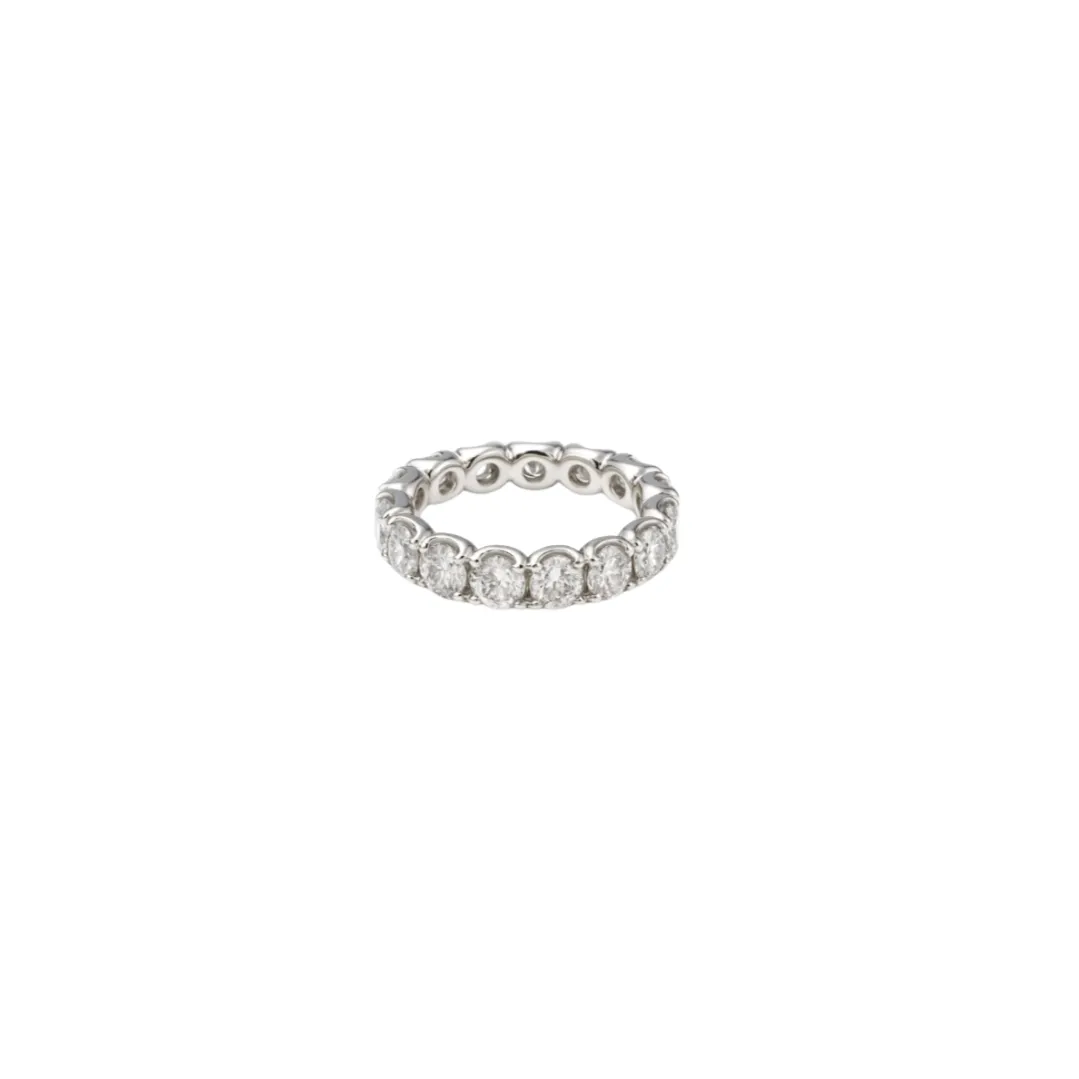 4.31ct Diamond 18K Gold Eternity Ring sold by Wish Fine Jewelry product image thumbnail 2