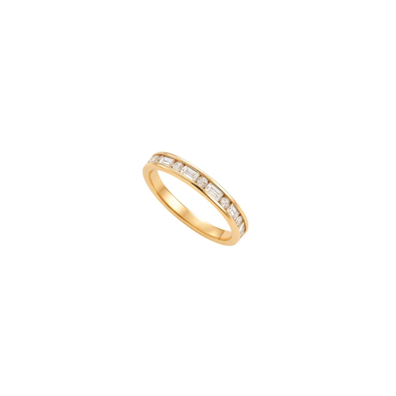 0.32ct Diamond 14K Gold Multi Shaped Band Ring sold by Wish Fine Jewelry