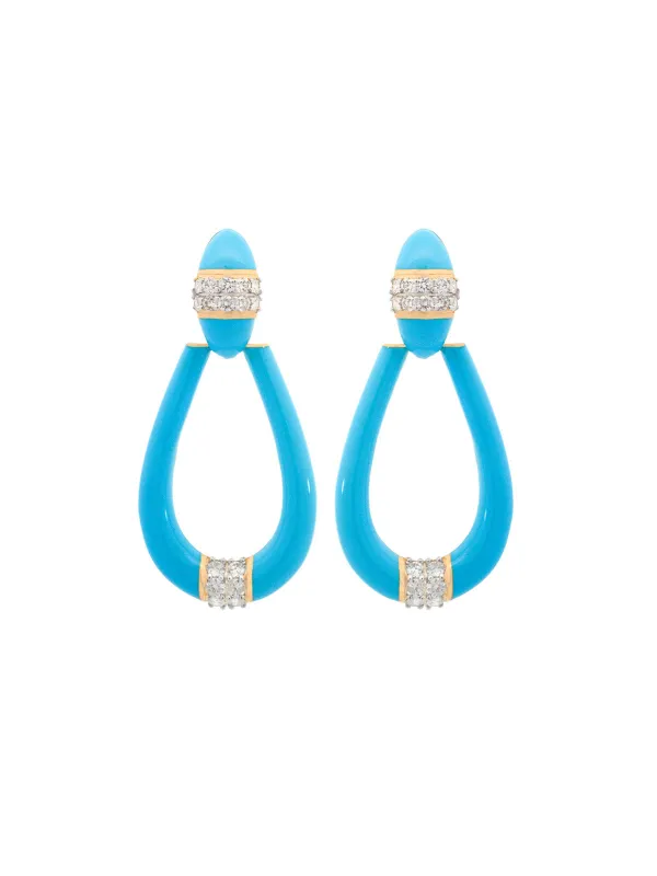 1.48ct Diamond 18K Gold Painted Earrings sold by Wish Fine Jewelry