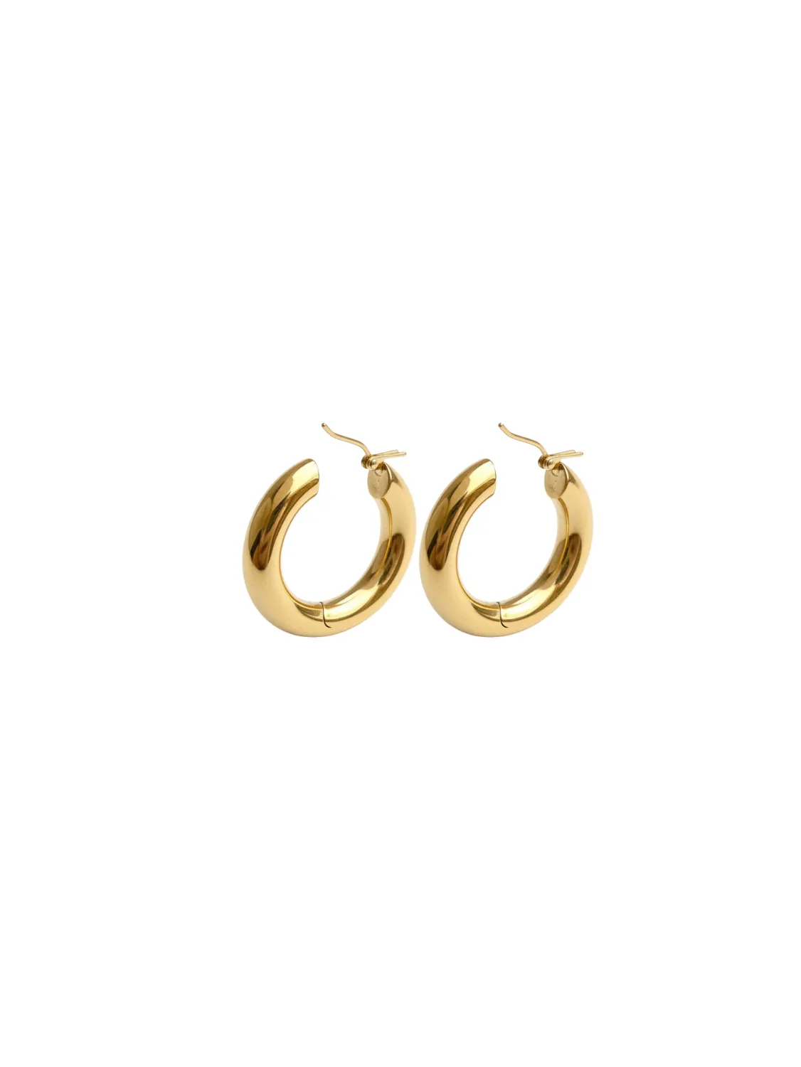14K Gold Smooth Hoop Earrings sold by Wish Fine Jewelry
