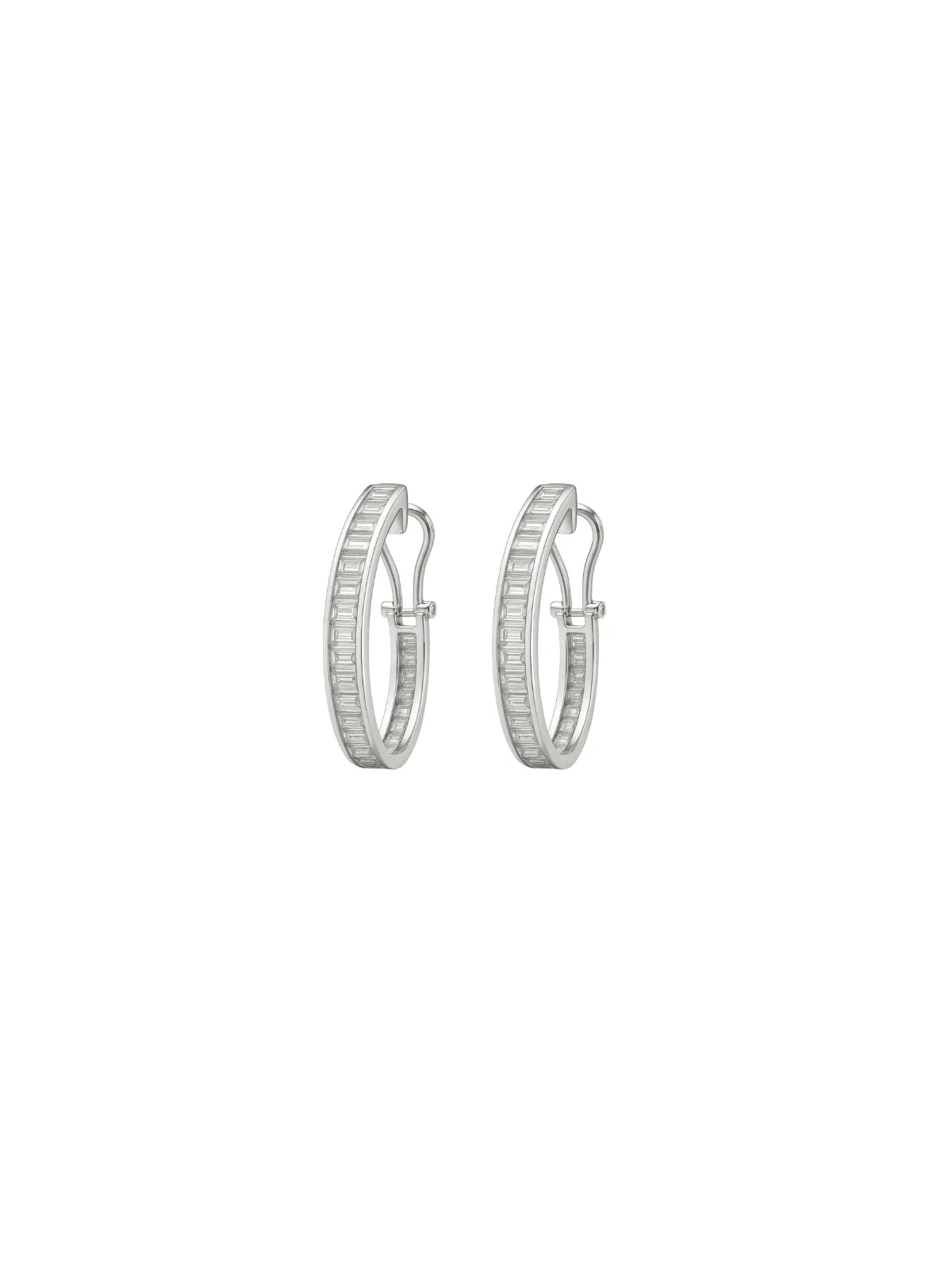 1.00ct Diamond 14K Gold Hoop Earrings sold by Wish Fine Jewelry