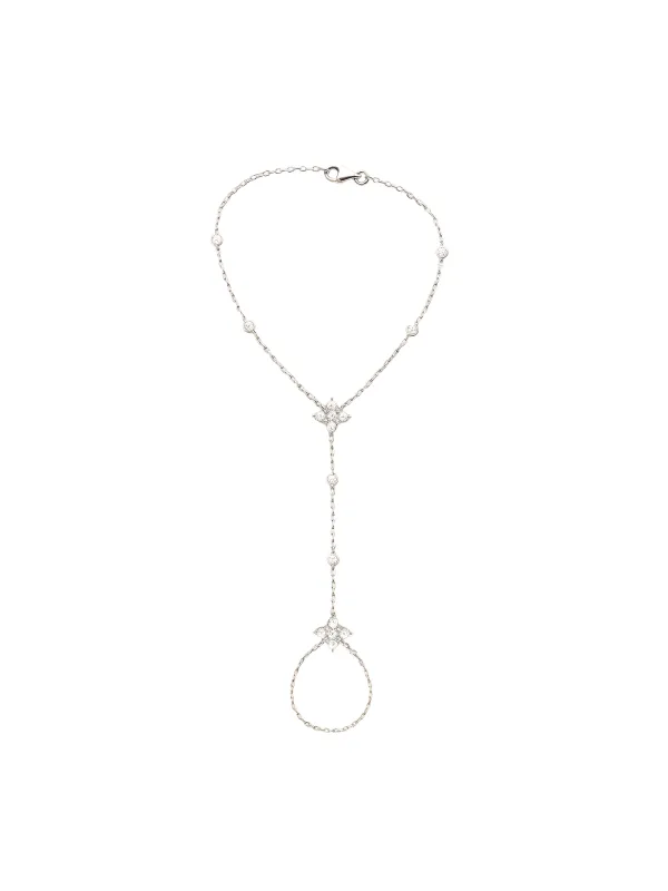 0.49ct Diamond 18K Gold Star Hand Bracelet sold by Wish Fine Jewelry