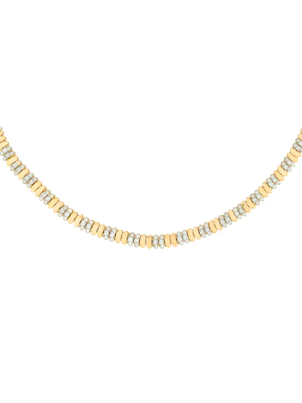 4.49ct Diamond 14K Gold Link Necklace sold by Wish Fine Jewelry