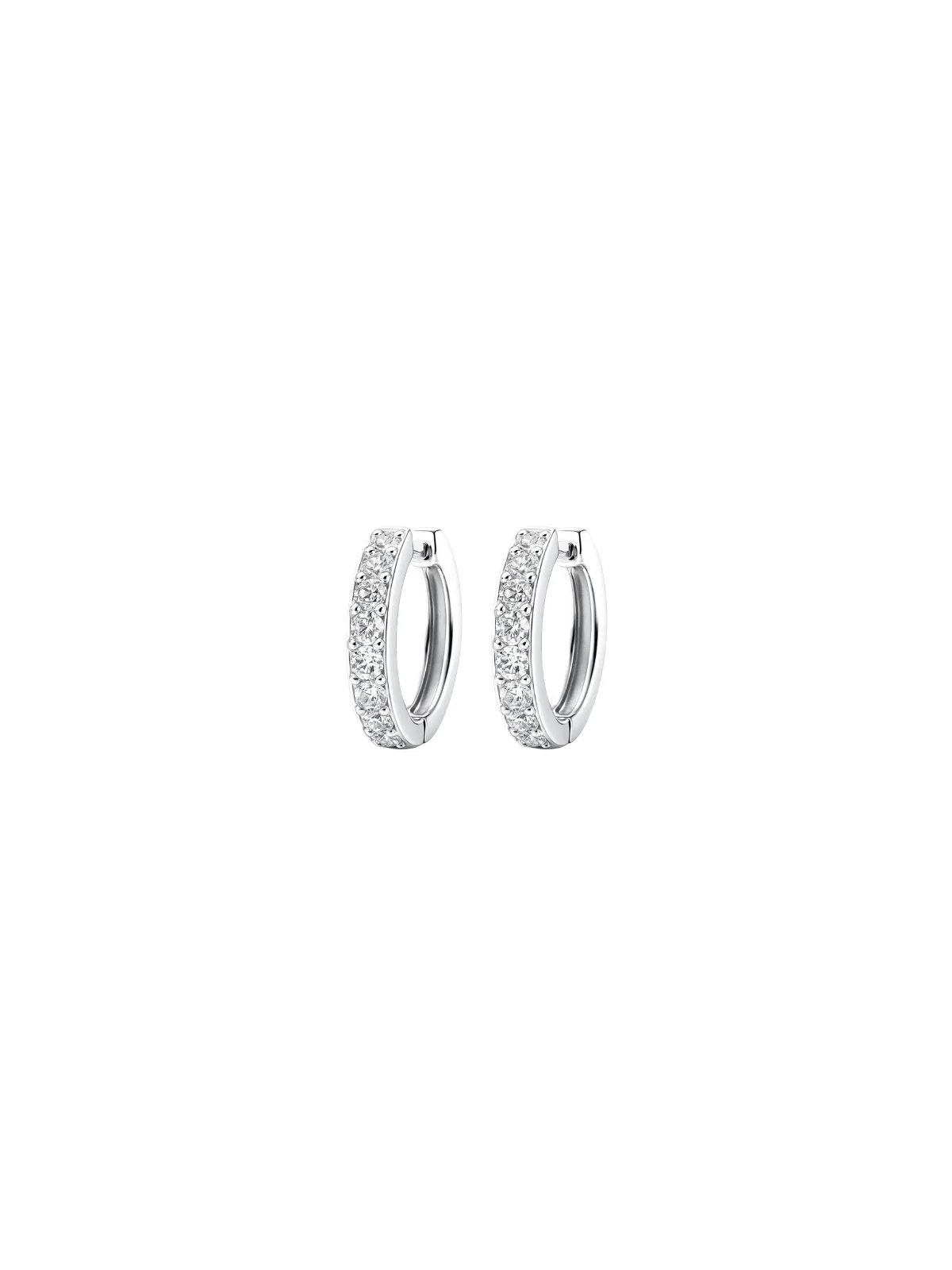 0.50ct Diamond 14K Gold Dainty Hoops sold by Wish Fine Jewelry