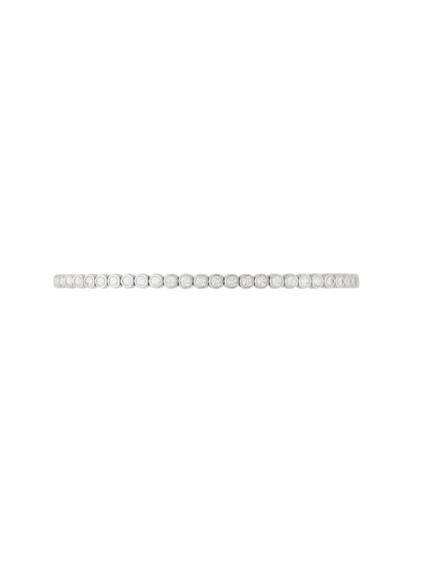 2.00ct Diamond 14K Gold Half Bezel Tennis Bracelet sold by Wish Fine Jewelry