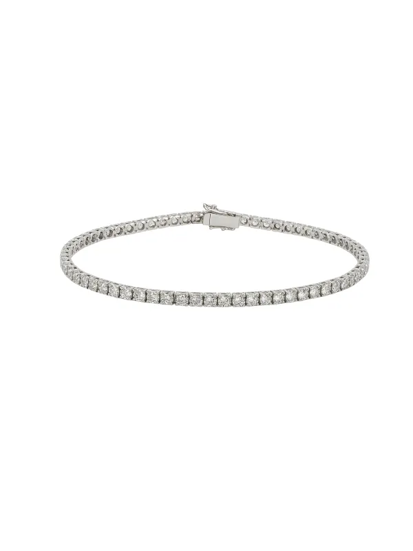 5.50ct Diamond 14K Gold Tennis Bracelet sold by Wish Fine Jewelry
