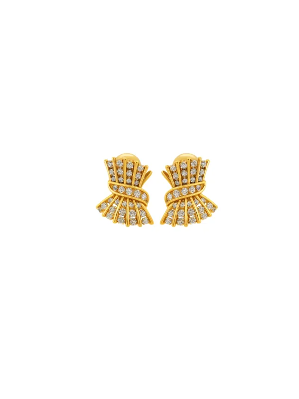 2.78ct Diamond 18K Gold Earrings sold by Wish Fine Jewelry