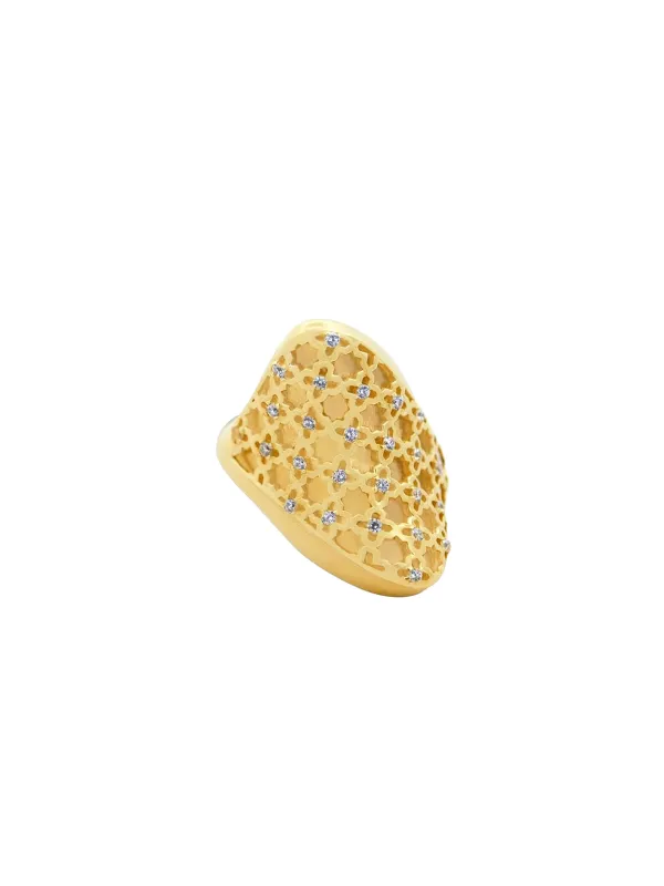 14K Gold Wave Ring sold by Wish Fine Jewelry