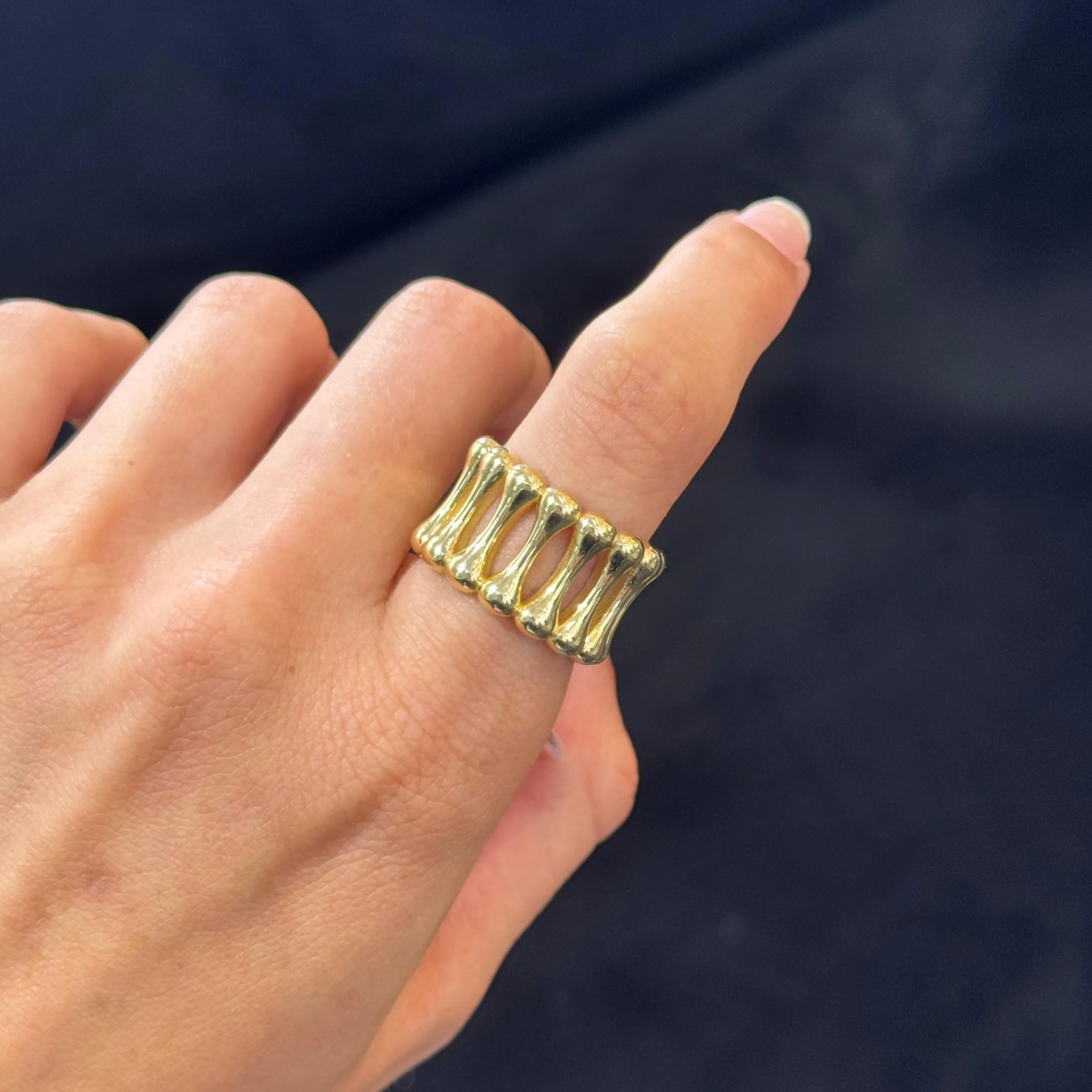 14K Gold Open Cut Ring sold by Wish Fine Jewelry product image thumbnail 2