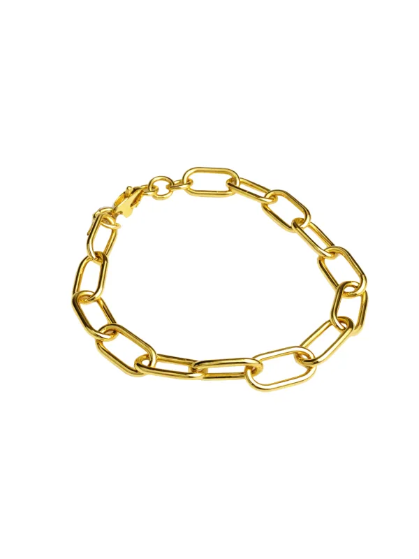 14K Gold Chain Link Bracelet sold by Wish Fine Jewelry