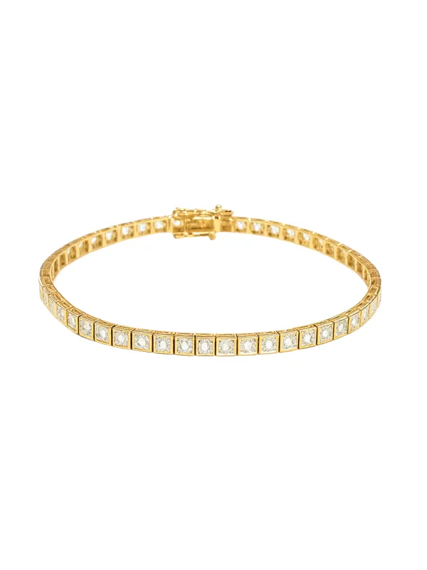 2.50ct Diamond 18K Gold Tennis Bracelet sold by Wish Fine Jewelry