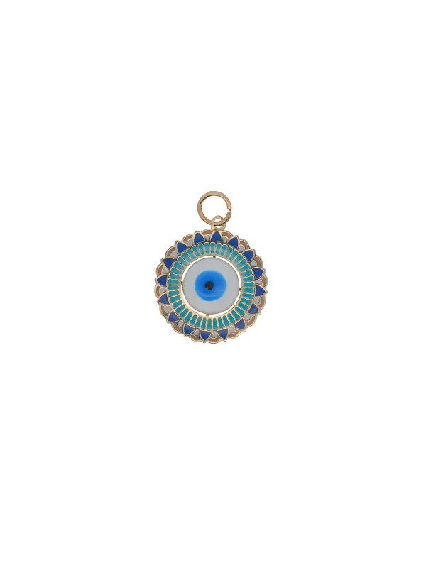 14K Gold Evil Eye Pendant sold by Wish Fine Jewelry