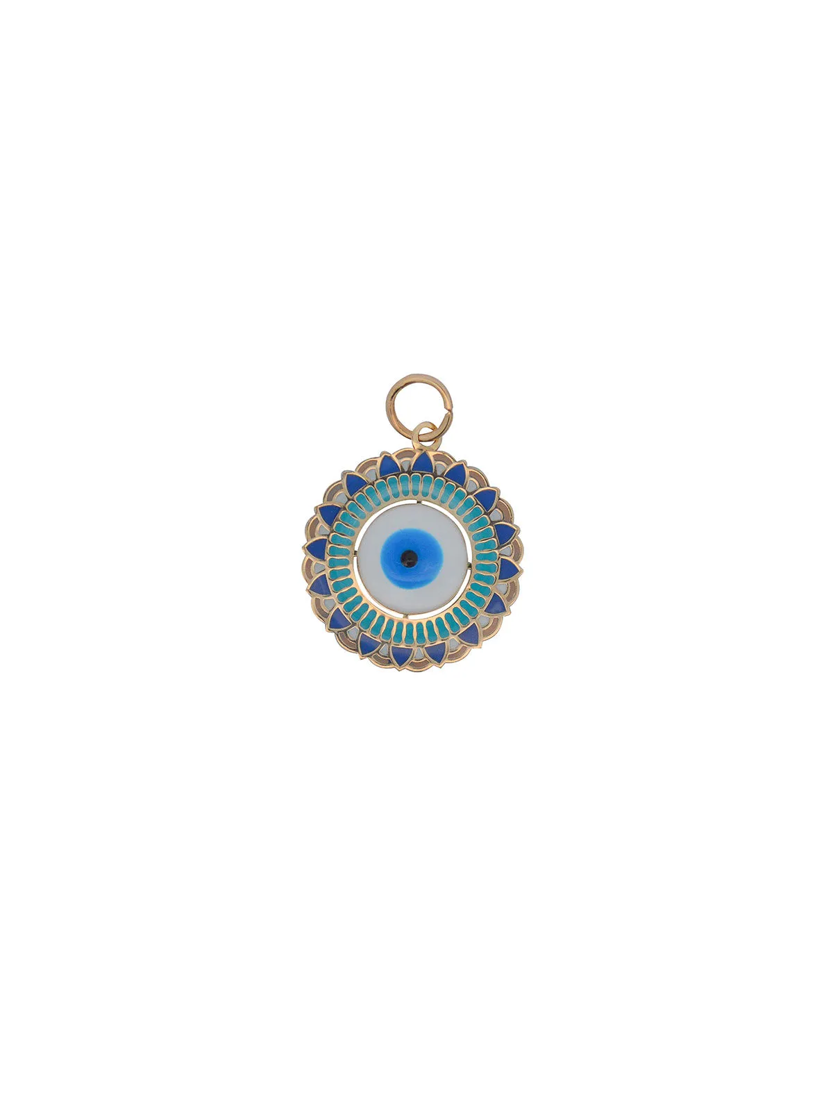 14K Gold Evil Eye Pendant sold by Wish Fine Jewelry