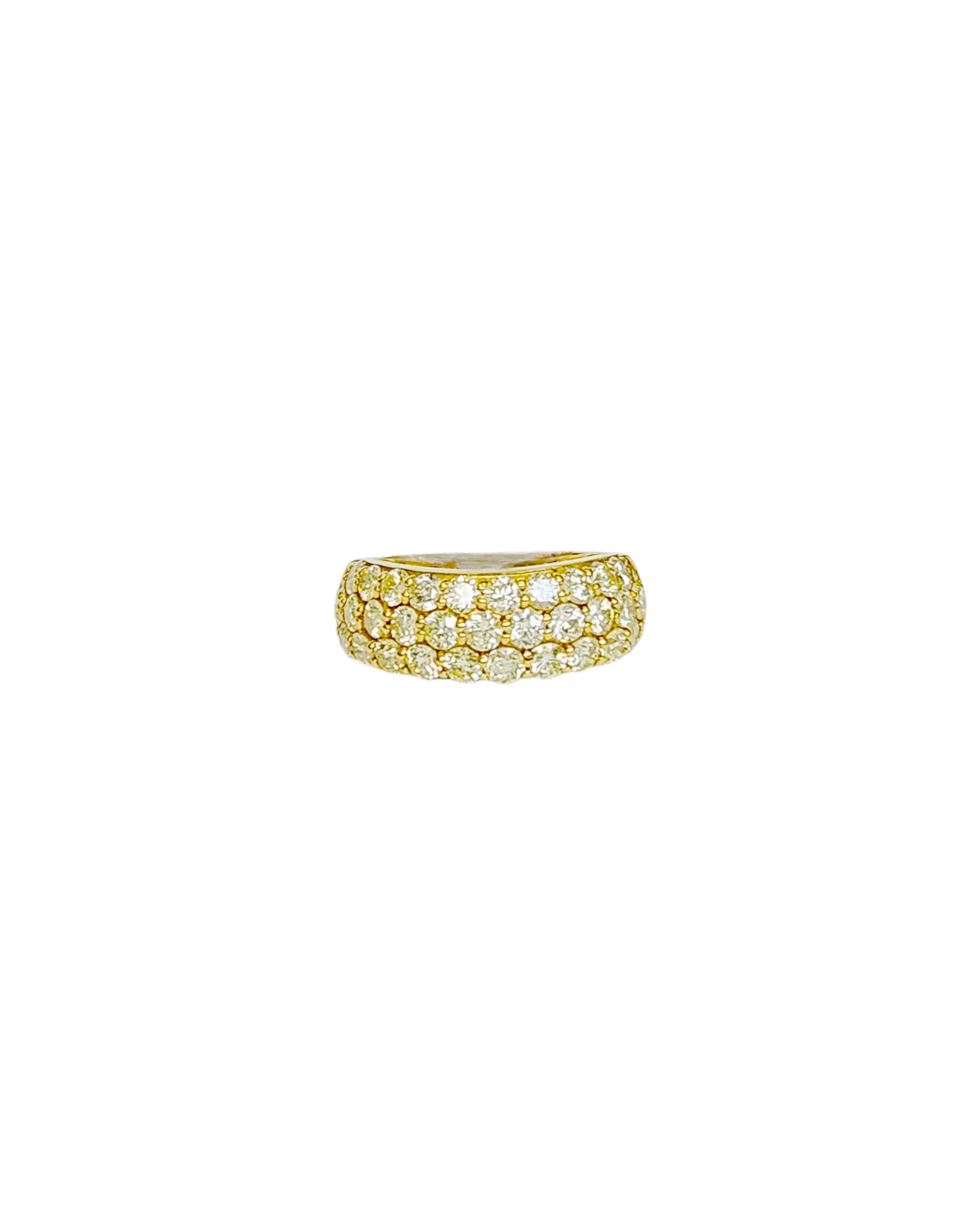 2.00ct Diamond 18K Gold Pave Band Ring sold by Wish Fine Jewelry