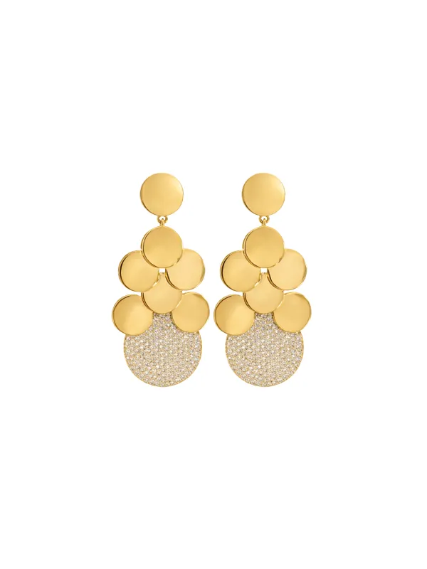 4.71ct Diamond 14K Gold Statement Earrings sold by Wish Fine Jewelry