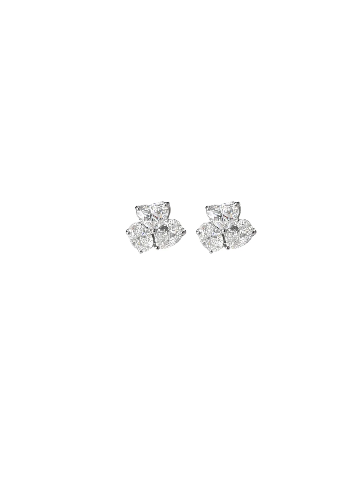 2.32ct Diamond 18K Gold Multi Shaped Stud Earrings sold by Wish Fine Jewelry