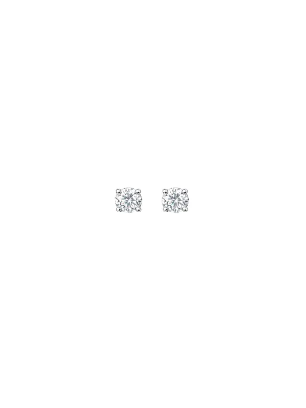 1.72ct Diamond 18K Gold Classic Stud Earrings sold by Wish Fine Jewelry