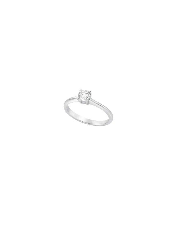 0.50ct Diamond 18K Gold Solitaire Ring made by Wish Fine Jewelry