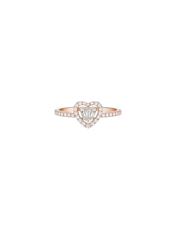 0.28ct Diamond 18K Gold Heart Ring sold by Wish Fine Jewelry