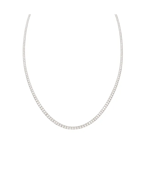 12.50ct Diamond 14K Gold Tennis Necklace sold by Wish Fine Jewelry