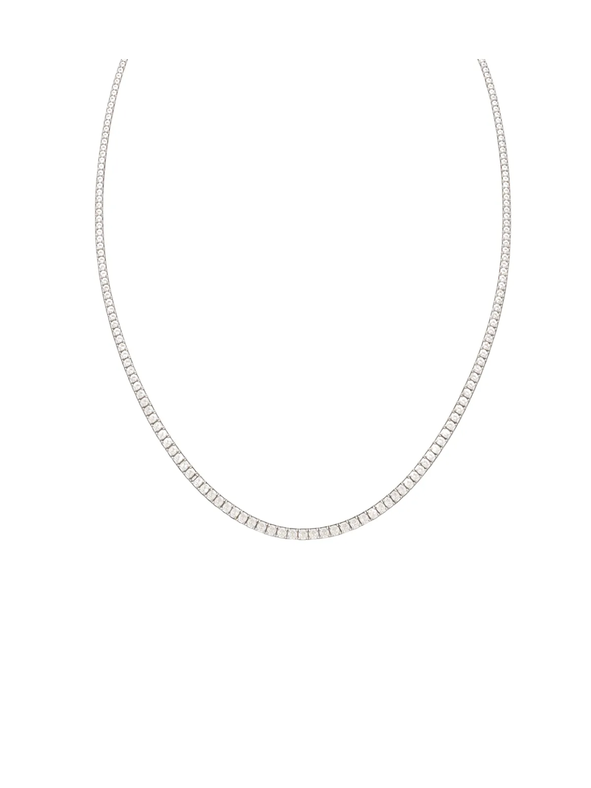 12.50ct Diamond 14K Gold Tennis Necklace sold by Wish Fine Jewelry