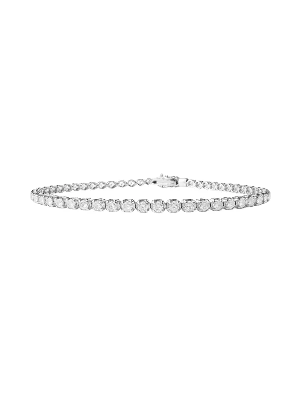 3.00ct Diamond 14K Gold Tennis Bracelet made by Wish Fine Jewelry