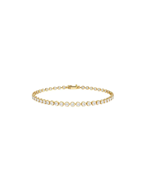 2.00ct Diamond 14K Gold Tennis Bracelet made by Wish Fine Jewelry