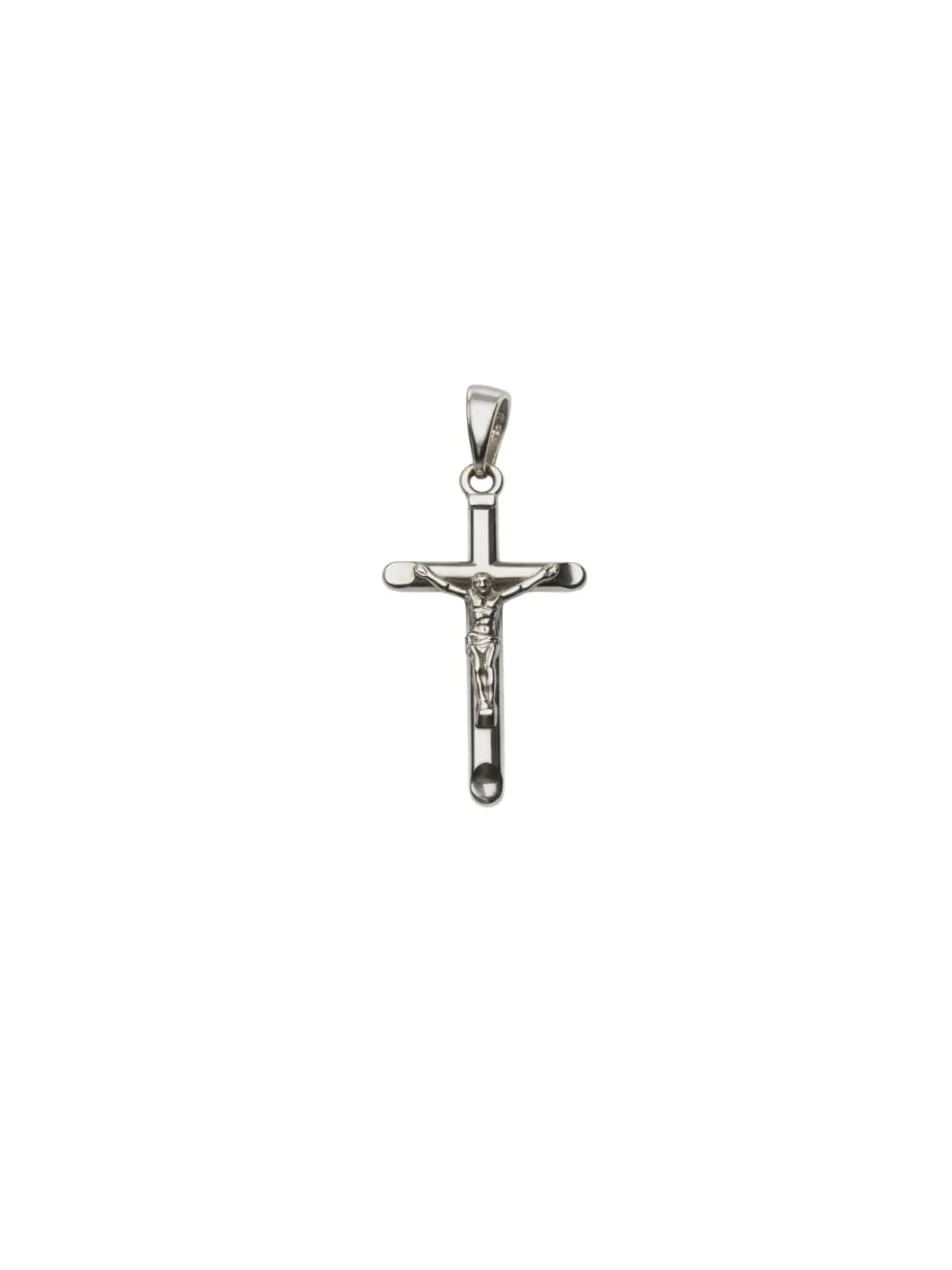 14K Gold Medium Crucifix Pendant sold by Wish Fine Jewelry