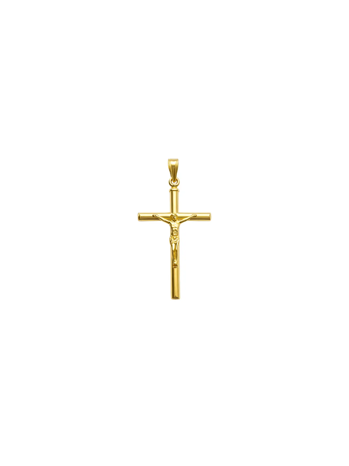 14K Gold Medium Cross Pendant sold by Wish Fine Jewelry