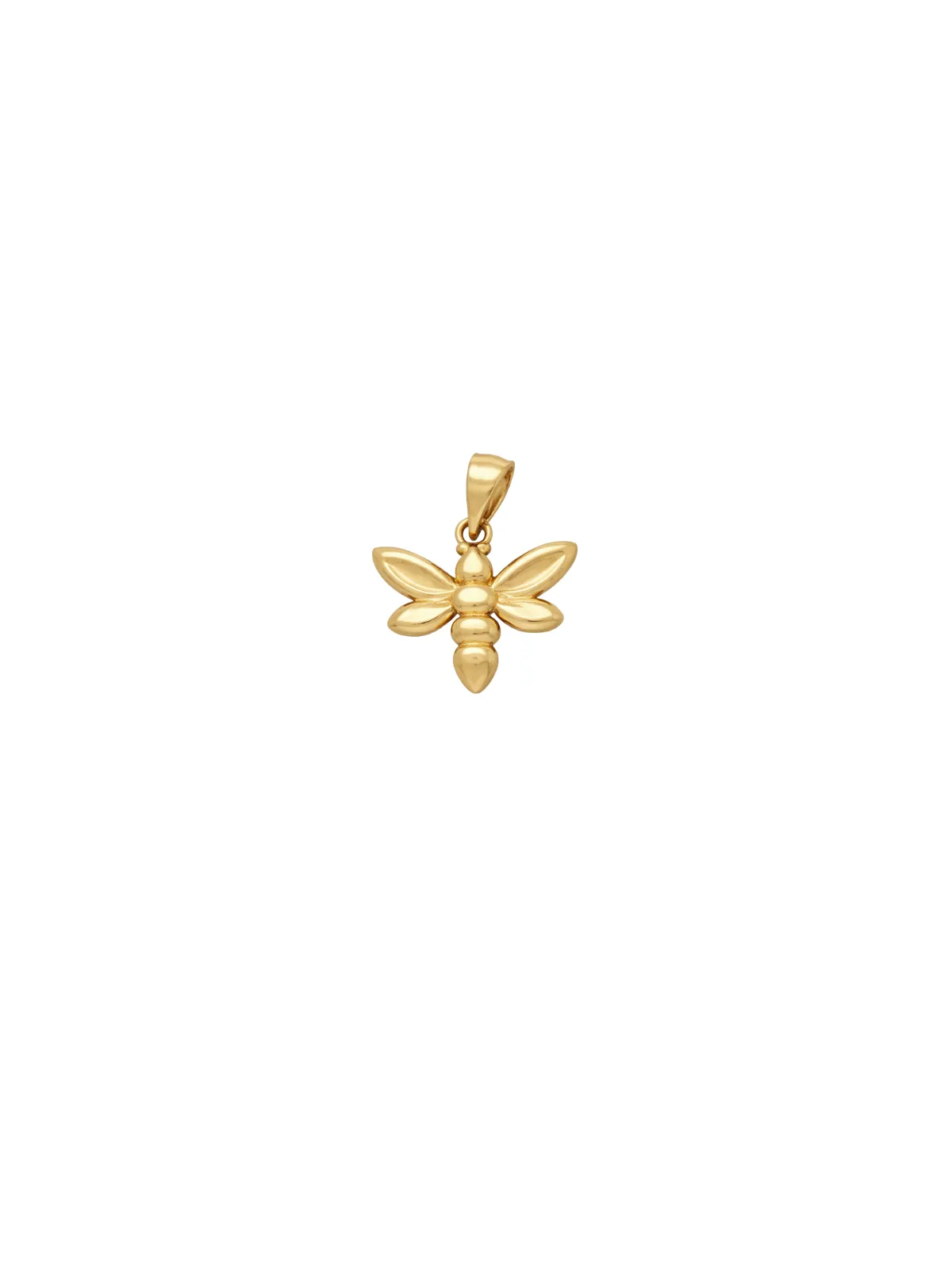 14K Gold Bee Pendant sold by Wish Fine Jewelry