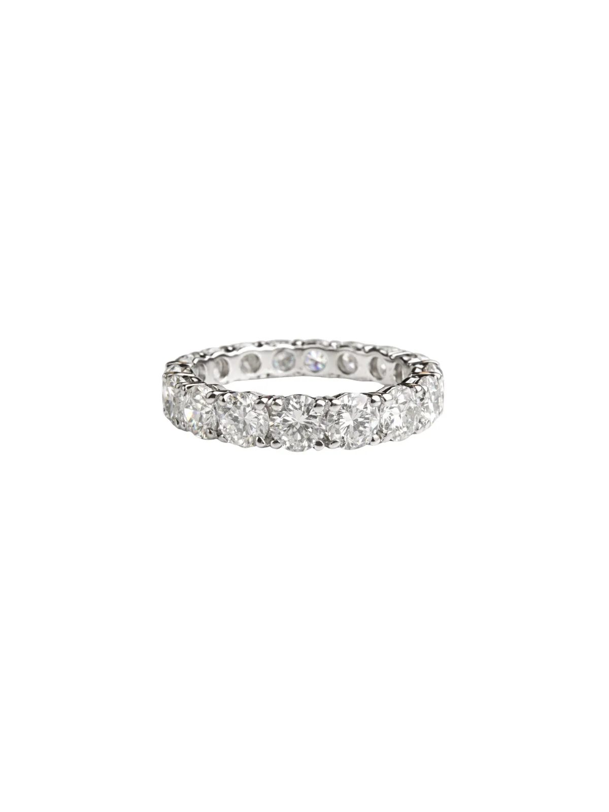 4.65ct Diamond 18K Gold Eternity Ring sold by Wish Fine Jewelry