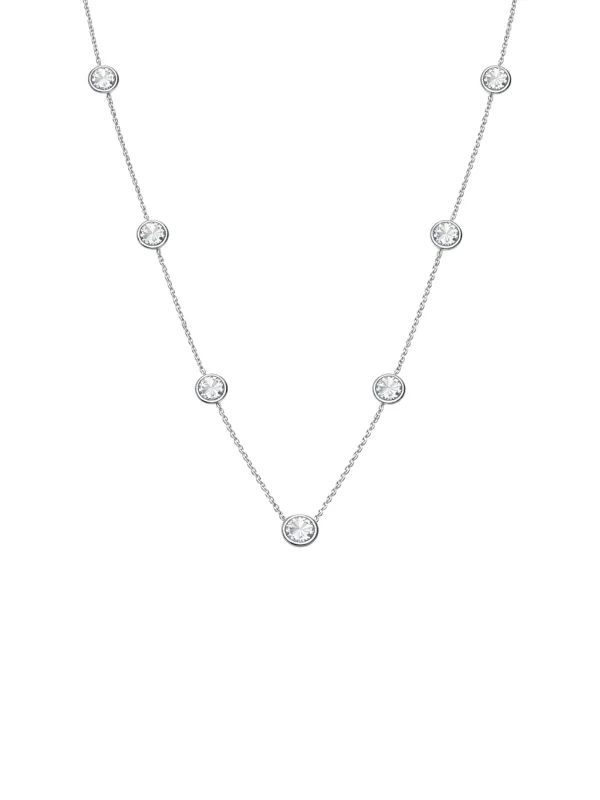 1.65ct Diamond 18K Gold By the Yard Necklace sold by Wish Fine Jewelry