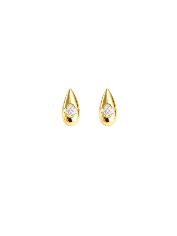 0.11ct Diamond 14K Gold Drop Earrings sold by Wish Fine Jewelry