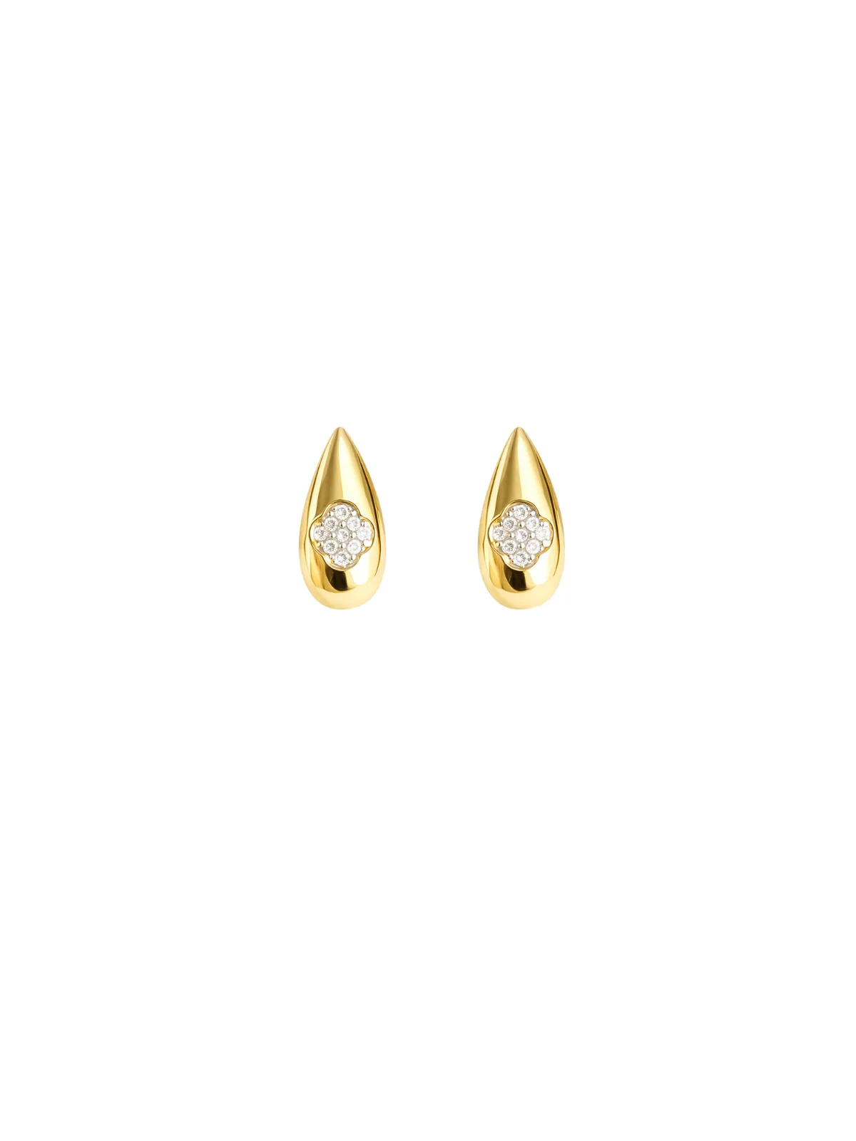 0.11ct Diamond 14K Gold Drop Earrings sold by Wish Fine Jewelry