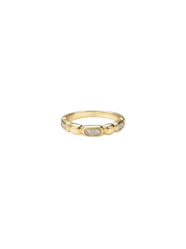 0.24ct Diamond 14K Gold Dainty Ring made by Wish Fine Jewelry