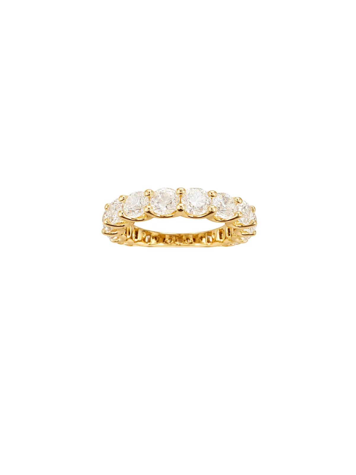 4.90ct Diamond 18K Gold Eternity Ring sold by Wish Fine Jewelry