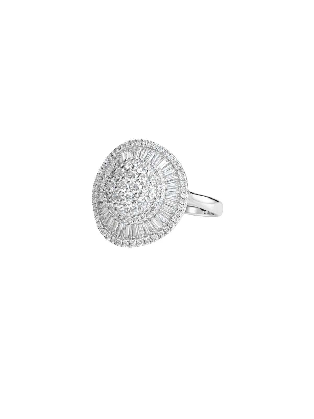 2.00ct Diamond 14K Gold Pave Cocktail Ring sold by Wish Fine Jewelry product image thumbnail 2