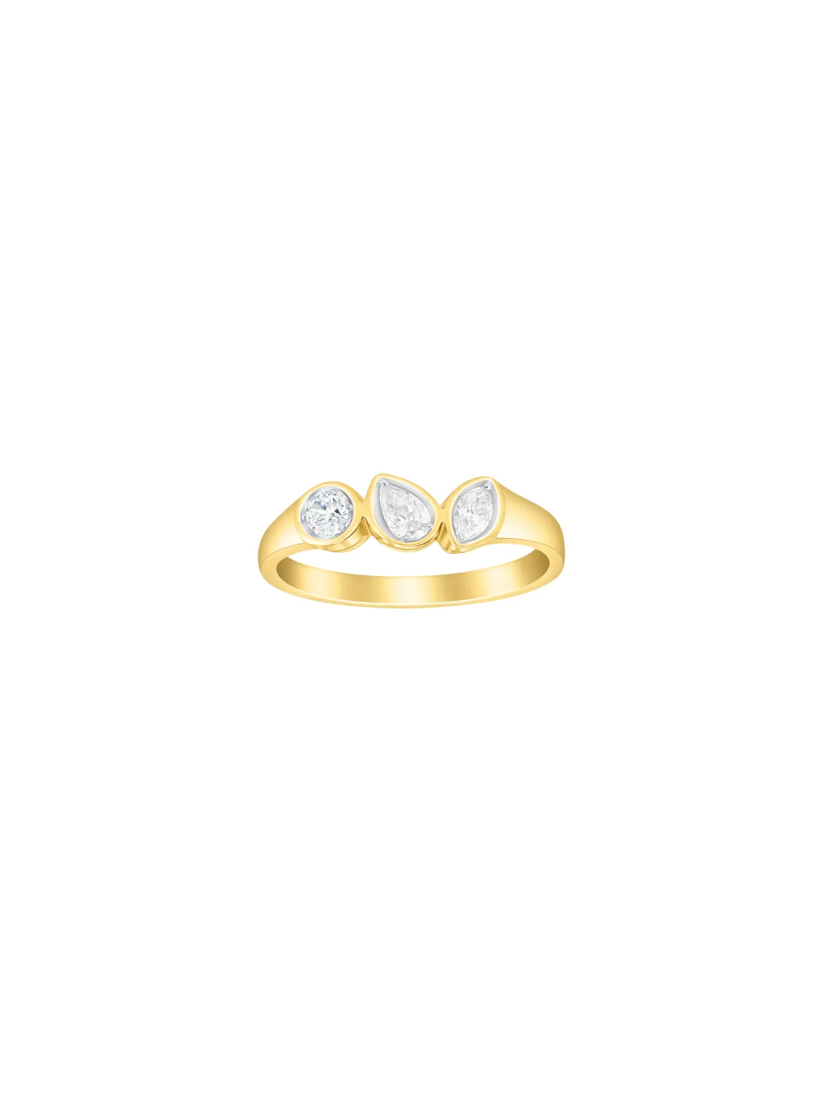 0.37ct Diamond 14K Gold Multi Shape Ring sold by Wish Fine Jewelry