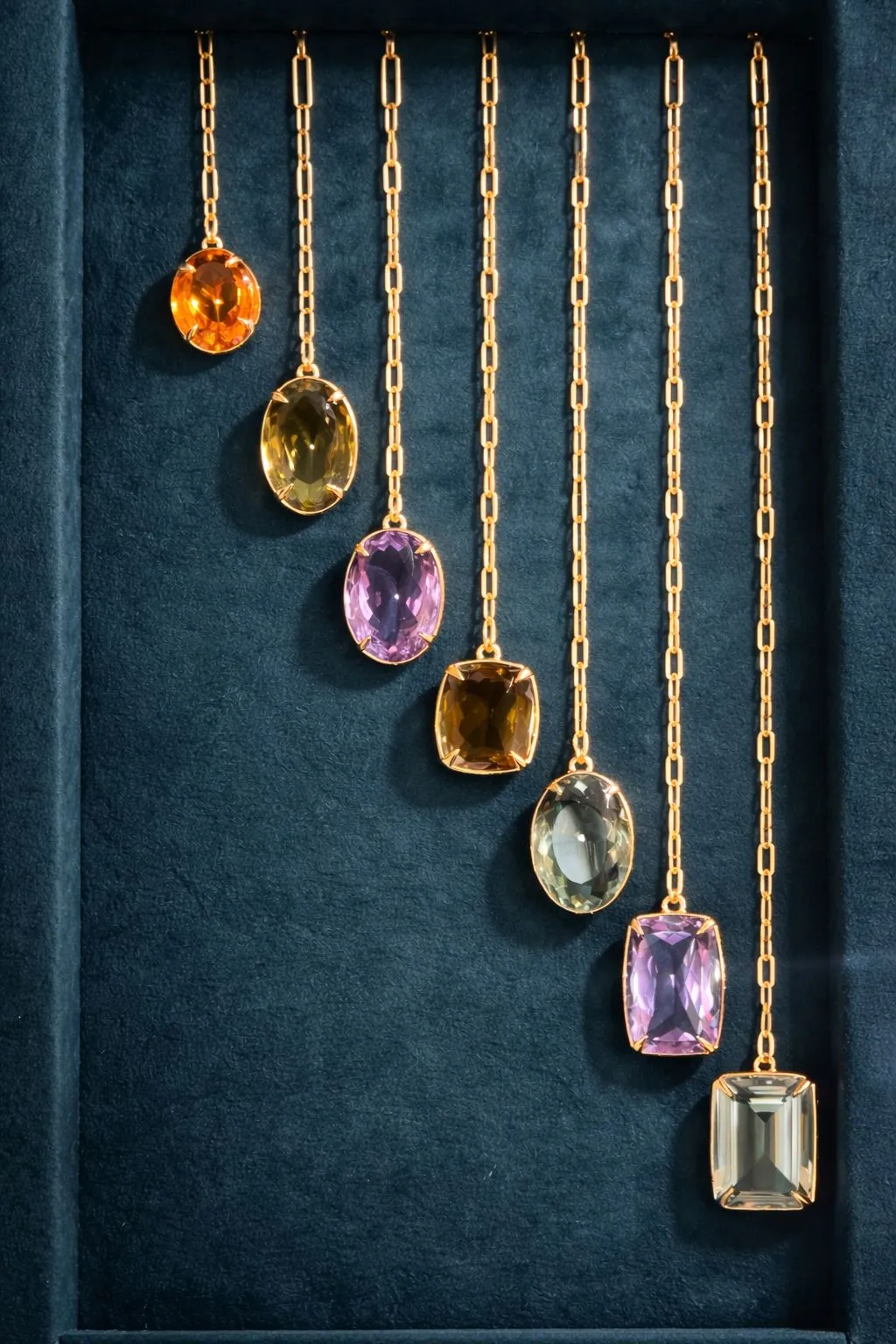 35.92ct Amethyst 18K Gold Statement Pendant sold by Wish Fine Jewelry product image thumbnail 4