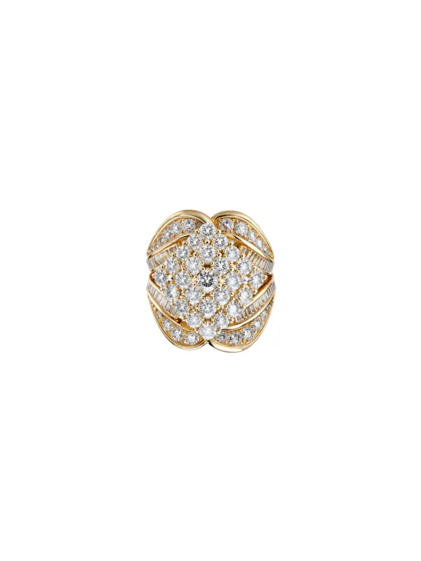 2.00ct Diamond 14K Gold Cocktail Ring made by Wish Fine Jewelry
