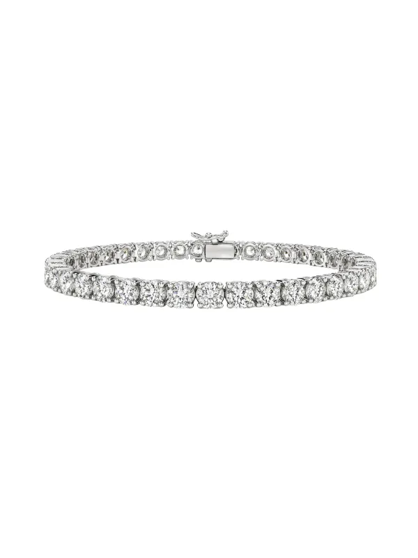 16.88ct Diamond 18K Gold Classic Tennis Bracelet made by Wish Fine Jewelry