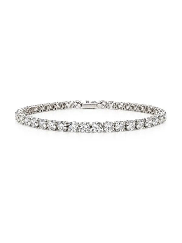 12.33ct Diamond 14K Gold Classic Tennis Bracelet made by Wish Fine Jewelry