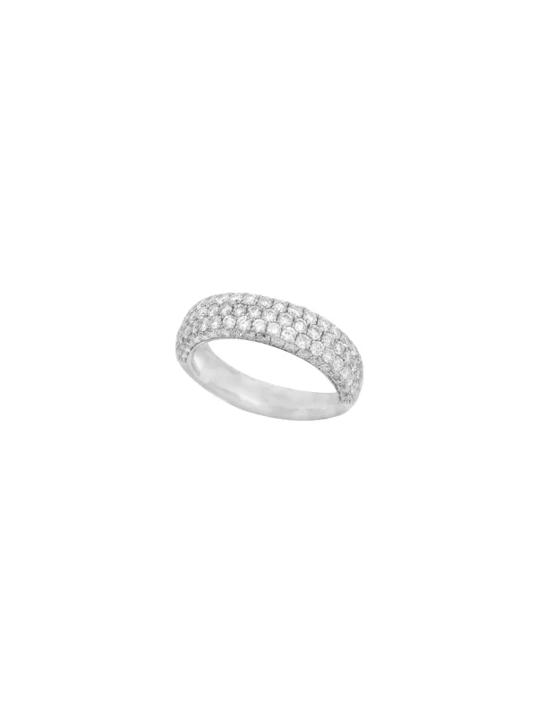 2.00ct Diamond 18K Gold Pave Band Ring made by Wish Fine Jewelry
