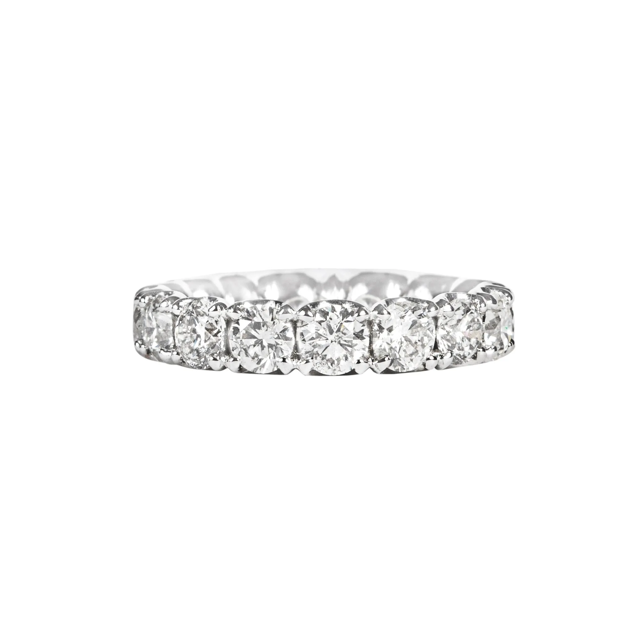 4.62cts Diamond 18K Gold Eternity Ring sold by Wish Fine Jewelry