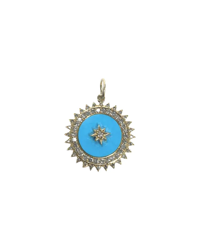 Diamond North Star Pendant made by Wish Fine Jewelry