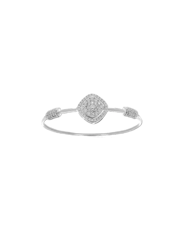 1.57ct Diamond 14K Gold Bangle Bracelet made by Wish Fine Jewelry