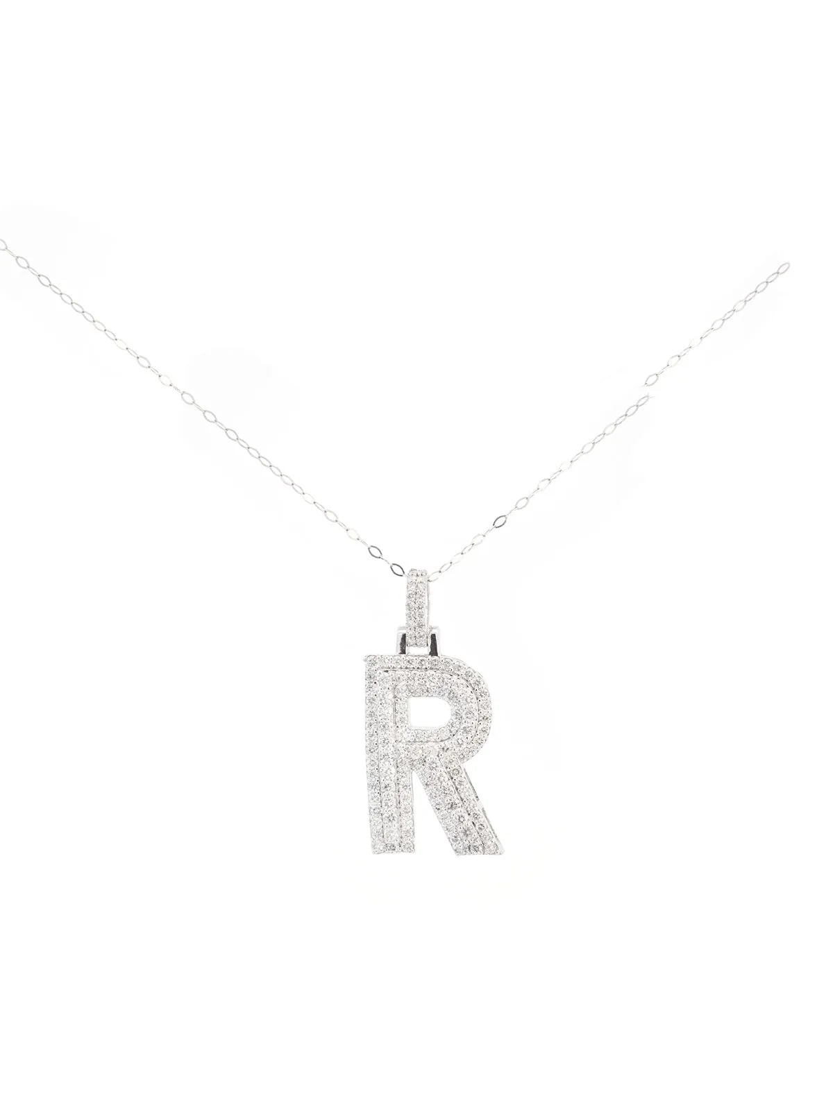 1.75ct Diamond 18K Gold Pendant Chain Necklace sold by Wish Fine Jewelry